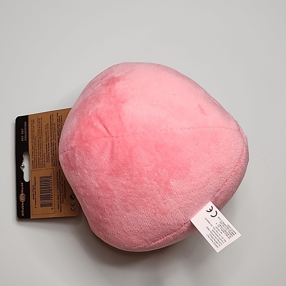 Pink Strawberry Giftable World Hypo Durable Lining Squeaker Stuffed Plush - Picture 5 of 9